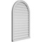 Ekena Millwork Round Top Surface Mount PVC Gable Vent: Functional, w/ 2"W x 2"P Brickmould Sill Frame, 28"W x 42"H GVPRT28X4203SF - alternate 3